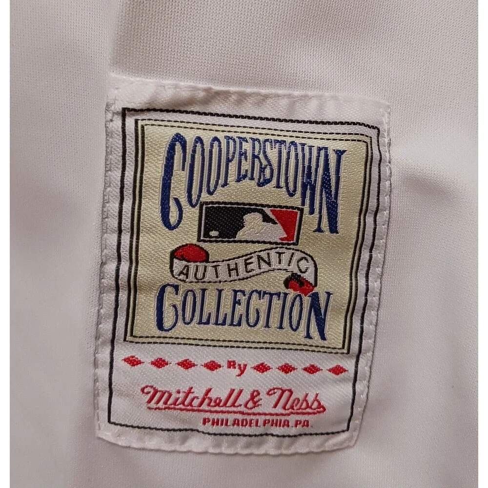 Deion Sanders (Mitch/Ness)-(Braves)-(Jersey)-(White)-(New Cond.)-(XL)-$110.00 - Picture 9 of 11